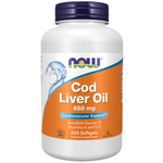 Now Foods Cod Liver Oil 650 mg 250 kapsúl