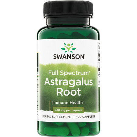 Swanson Astragalus (Kozinec) 470 mg 100 kapslí