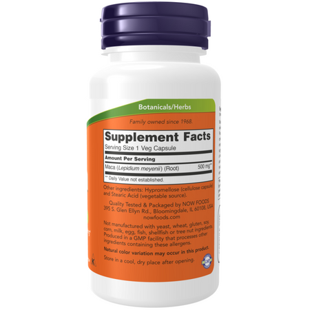 Now Foods Maca 500 mg 250 kapsúl