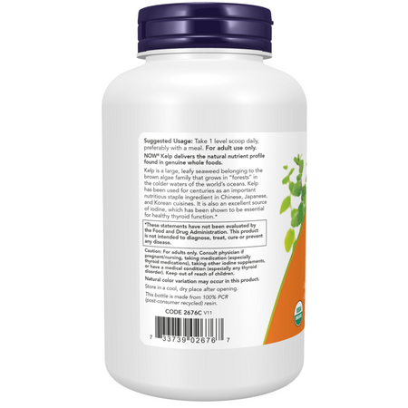 Now Foods Organic Kelp Powder 227 g