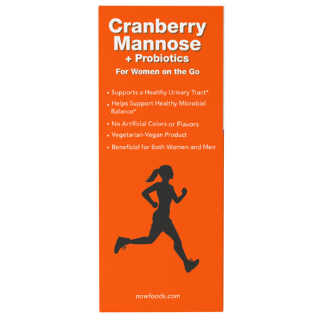 Now Foods Cranberry Mannose + Probiotics 24 sáčků