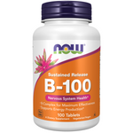 Now Foods Vitamin B-100 Complex Predĺžené Uvoľnenie 100 tabliet