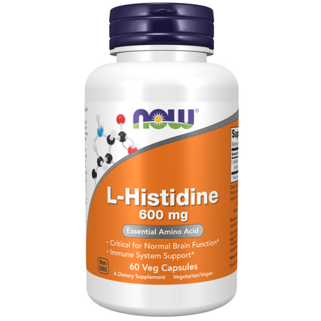 Now Foods L-Histidine 600 mg 60 kapsúl