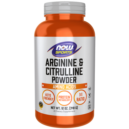 Now Foods Arginine a Citrulline Pudr 340 g