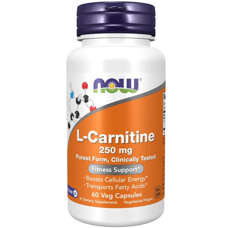 Now Foods L-Carnitine 250 mg 60 veg kapsúl