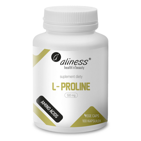 Aliness L-Prolín 500 mg 100 veg kapsúl