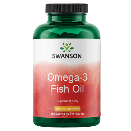 Swanson Omega-3 Fish Oil 180 EPA / 120 DHA 150 kapsúl