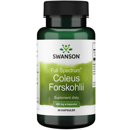 Swanson Kopřiva Indická (Coleus Forskohlii) 400 mg 60 kapsúl