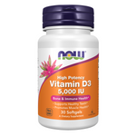 Now Foods Vitamin D-3 5000 iu 30 kapsúl