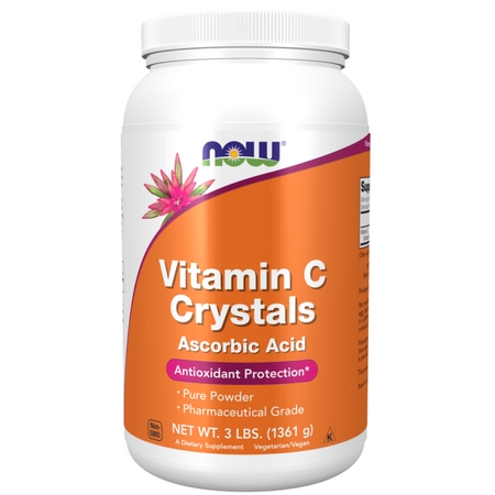 Now Foods Vitamin C Crystals Powder 1361 g