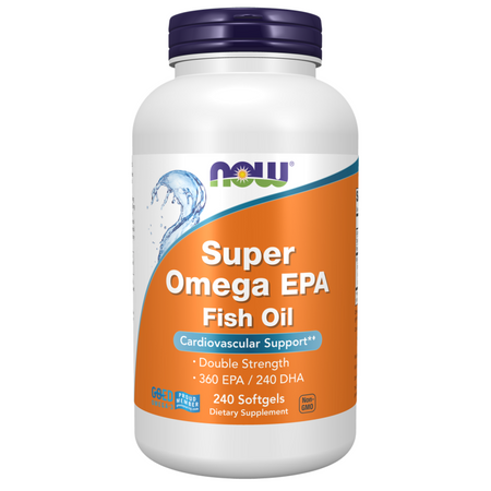 Now Foods Super Omega EPA Fish Oil, Double Strength 240 kapsúl