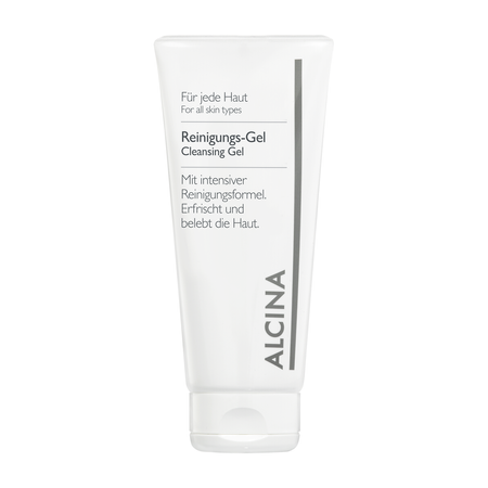 ALCINA For all skin types Cleansing Gel – čistiaci gél na tvár so zinkom a aloe vera pre všetky typy pleti, 150 ml