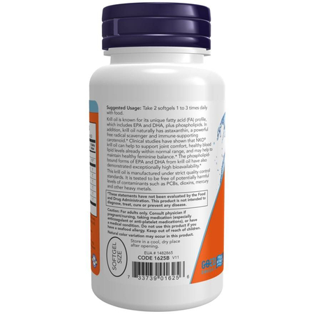 Now Foods Krill Oil 500 mg 60 kapsúl